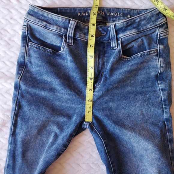 AEO Hi-Rise Jegging Stone Washed Jeans Size 2 Regular - Picture 5 of 11